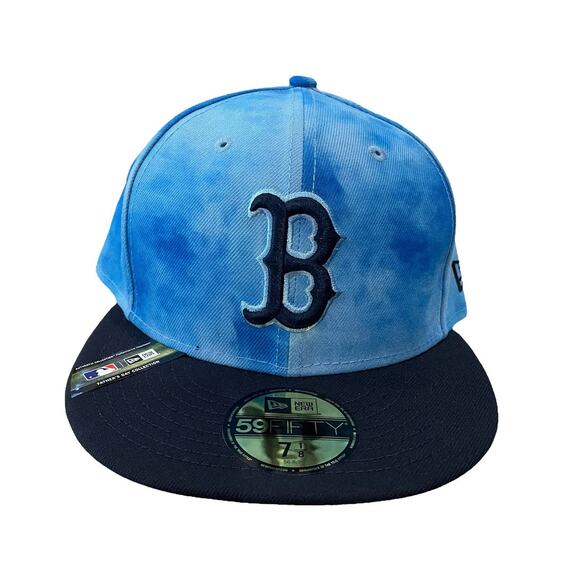 New Era Blue Boston Red Sox Father's Day Fitted Hat 1/8